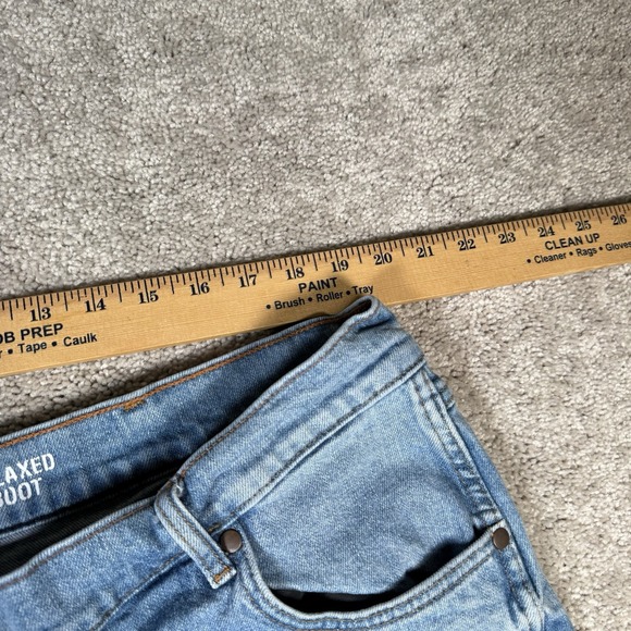 Wrangler Retro Relaxed Boot Jeans Men's 42x32 Blue Light Wash Cotton Denim - Picture 6 of 9